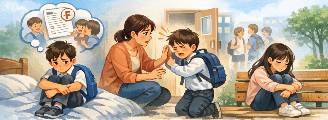 孩子一返學就唔舒服？了解學生焦慮、拒學與社交回避背後的心理壓力